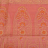 Sanskriti Vintage Pink/Peach Indian Sarees Pure Silk Woven Premium Sari Fabric