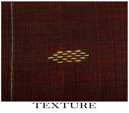 Sanskriti Vintage Chettinad Handwoven Pure Cotton Saree Brown-Purple Sari Fabric