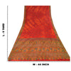 Sanskriti Vintage Sarees Pure Georgette Silk Embroidered Tie-Dye Sari 5yd Sustainable Fabric