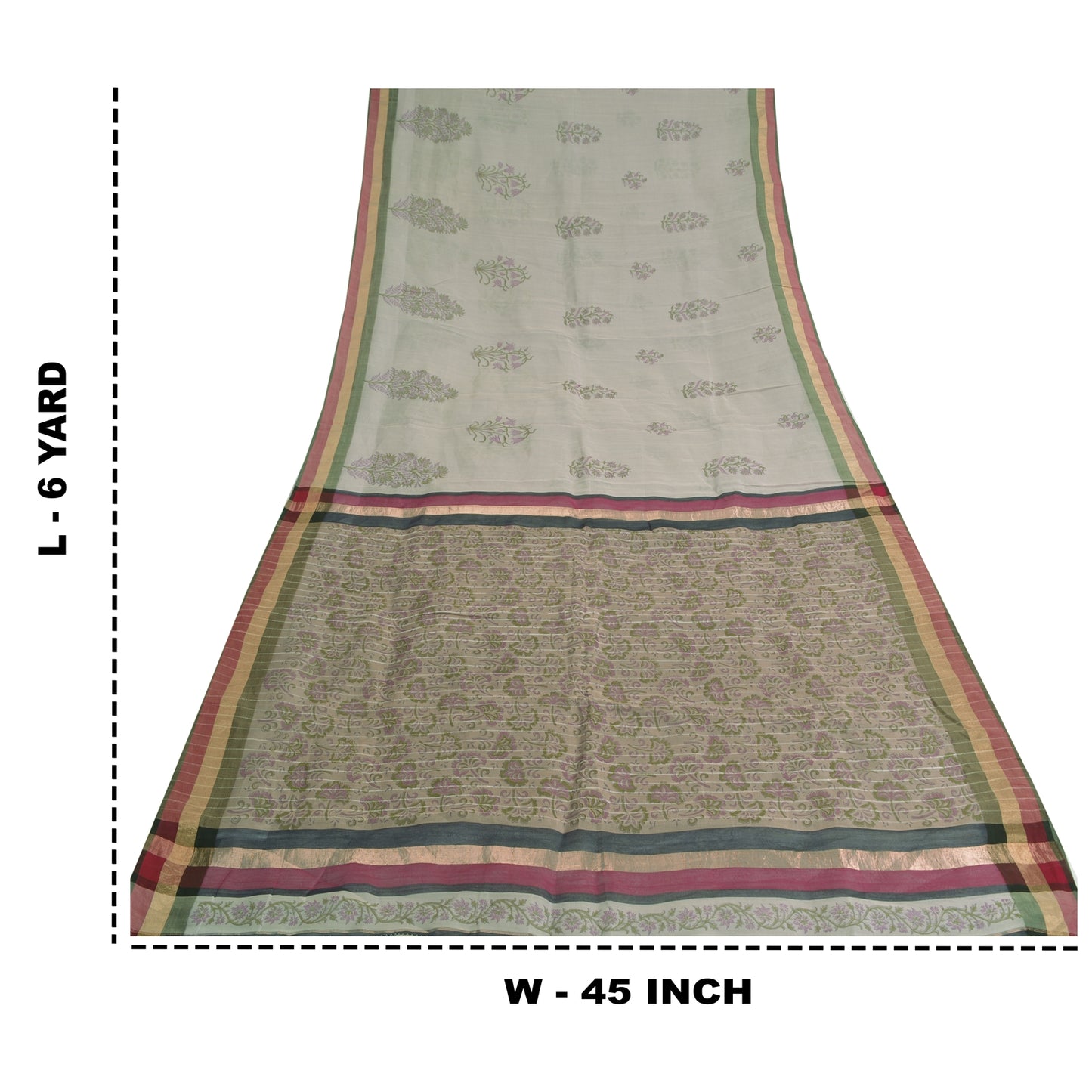 Sanskriti Vintage Purple Sarees Cotton Silk Block Printed Premium Sari Sustainable Fabric