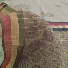Load image into Gallery viewer, Sanskriti Vintage Purple Sarees Cotton Silk Block Printed Premium Sari Fabric
