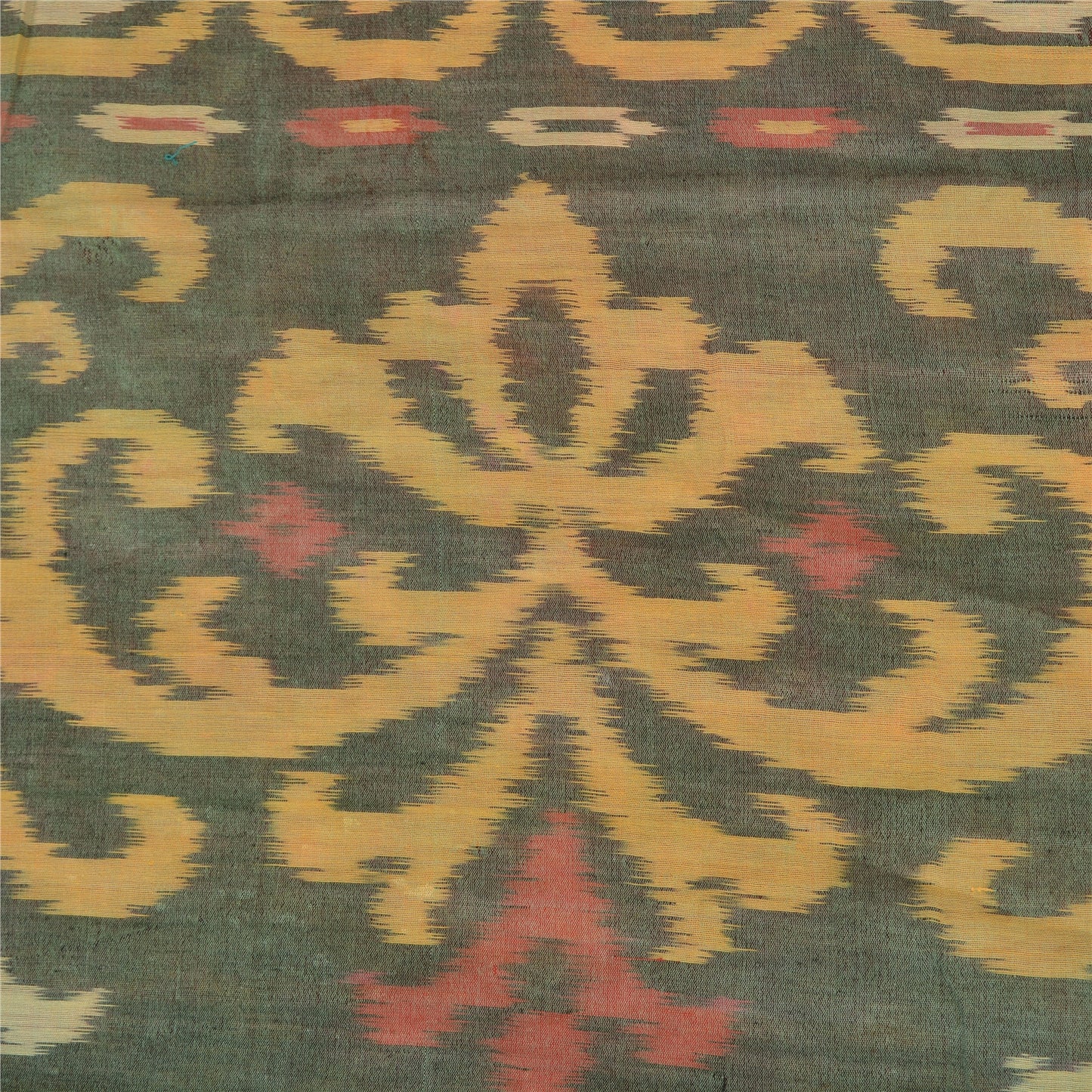 Sanskriti Vintage Beige Indian Sarees Pure Cotton Woven Premium Sari Sustainable Fabric