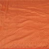 Sanskriti Vintage Orange Indian Sarees Pure Silk Woven Premium Sari Craft Sustainable Fabric