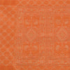 Sanskriti Vintage Orange Indian Sarees Pure Silk Woven Premium Sari Craft Sustainable Fabric