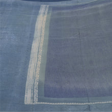 Load image into Gallery viewer, Sanskriti Vintage Blue Bollywood Sarees Pure Georgette Silk Woven Sari Fabric
