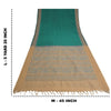 Sanskriti Vintage Green/Beige Sarees Blend Cotton Woven Premium Sari Sustainable Fabric