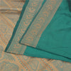Sanskriti Vintage Green/Beige Sarees Blend Cotton Woven Premium Sari Sustainable Fabric