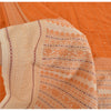 Sanskriti Vintage Orange/Ivory Sarees Pure Cotton Woven Premium Sari 5yrd Sustainable Fabric