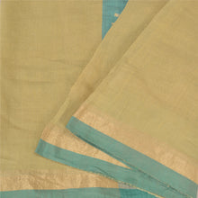 Load image into Gallery viewer, Sanskriti Vintage Cream Indian Sarees Pure Cotton Woven Premium Sari Fabric
