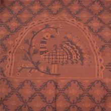 Load image into Gallery viewer, Sanskriti Vintage Brown Indian Sarees Pure Cotton Hand-Woven Tant Sari Fabric

