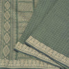 Sanskriti Vintage Green Indian Sarees Blend Silk Woven Premium Sari Craft Sustainable Fabric