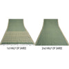 Sanskriti Vintage Green Indian Sarees Blend Silk Woven Premium Sari Craft Sustainable Fabric