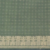 Sanskriti Vintage Green Indian Sarees Blend Silk Woven Premium Sari Craft Sustainable Fabric