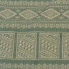 Sanskriti Vintage Green Indian Sarees Blend Silk Woven Premium Sari Craft Sustainable Fabric