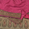 Sanskriti Vintage Sarees Indian Hot-Pink Cotton Silk Woven Sari 5yd Craft Sustainable Fabric