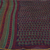Sanskriti Vintage Sarees Red Hand Block Printed Pure Cotton Sari Craft Sustainable Fabric