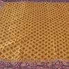 Sanskriti Vintage Brown Sarees Pure Silk Premium Printed Sari 5yard Craft Sustainable Fabric