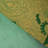 Sanskriti Vintage Indian Green Sarees Pure Silk Woven Premium Sari Craft Fabric