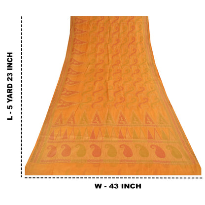 Санскритские винтажные черные сари из чистого крепированного шелка с бисером, премиальное сари из экологически чистой ткани