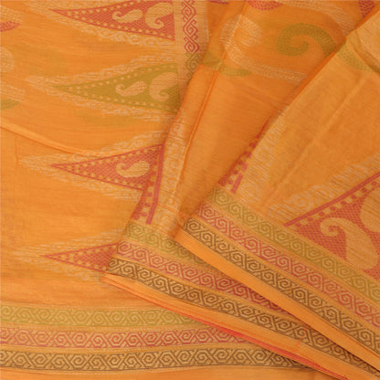 Санскритские винтажные черные сари из чистого крепированного шелка с бисером, премиальное сари из экологически чистой ткани