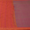 Sanskriti Vintage Indian Purple Sarees Pure Silk Woven Premium Sari Craft Sustainable Fabric