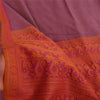 Sanskriti Vintage Indian Purple Sarees Pure Silk Woven Premium Sari Craft Sustainable Fabric
