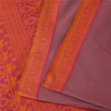 Sanskriti Vintage Indian Purple Sarees Pure Silk Woven Premium Sari Craft Sustainable Fabric