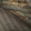Sanskriti Vintage Sarees Gray & Black Woven Cotton Silk Sari 5+yd Craft Fabric