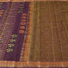 Sanskriti Vintage Sarees Heena Green Woven 100% Pure Silk Sari 5+yd Craft Fabric