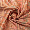 Sanskriti Vintage Pink Pure Silk Saree Hand Woven/Embroidered Sari 5+YD Fabric