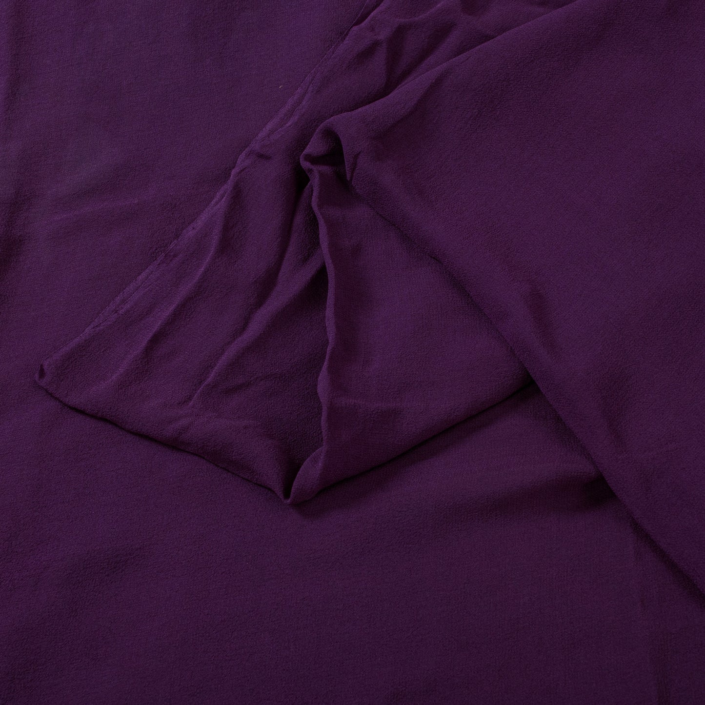 Sanskriti Vintage Purple 100%Pure Georgette Silk Saree Embroidered 5.5+YD Fabric