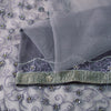 Sanskriti Vintage Lavender Net Saree Hand Embroidered Zardozi Sari 5+YD Fabric