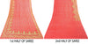 Sanskriti Vintage Pink Pure Silk Saree Hand Embroidered Suzani Sari 5+ YD Fabric
