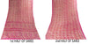 Sanskriti Vintage Saree Pink Pure Silk Paisley Embroidered Sari 6+YDCraft Fabric