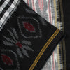 Sanskriti Vintage Gray-Black Pure Cotton Saree Hand Ikat Woven 5 YD Craft Fabric