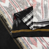 Sanskriti Vintage Gray-Black Pure Cotton Saree Hand Ikat Woven 5 YD Craft Fabric