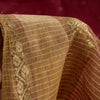 Sanskriti Vintage Red-Brown Pure Cotton Saree Hand Woven Tant Bengal 5+YD Fabric