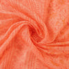 Sanskriti Vintage Peach Blend Cotton Saree Block Print Kota Woven 5.5+YD Fabric