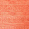 Sanskriti Vintage Peach Blend Cotton Saree Block Print Kota Woven 5.5+YD Fabric