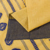 Sanskriti Vintage Pale Yellow Pure Cotton Saree Handwoven Begumpuri 5.5YD Fabric
