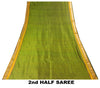 Sanskriti Vintage Green Cotton Silk Saree Handcraft ChettinadTamilnadu 5+YDCraft