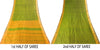 Sanskriti Vintage Green Cotton Silk Saree Handcraft ChettinadTamilnadu 5+YDCraft