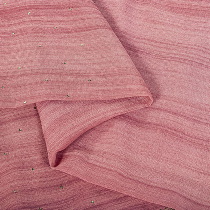 Sanskriti Vintage Saree Pink Pure Georgette Silk Embroidered Kamdani MukaishSari