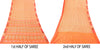 Sanskriti Vintage Orange 100%Pure Silk Saree Hand Woven Sari 5.5+YD Craft Fabric