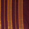 Sanskriti Vintage Dark Red Pure Cotton Saree Indian Hand Woven/Solid 5+YD Fabric