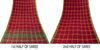 Sanskriti Vintage Red Pure Cotton Saree Chettinad Handloom Zari Tamil 5.5YD Sari