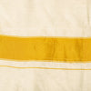Sanskriti Vintage White Pure Cotton Saree Zari Work Kasavu Kerala Sari 5.5+Craft