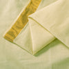 Sanskriti Vintage White Pure Cotton Saree Zari Work Kasavu Kerala Sari 5.5+Craft