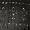 Sanskriti Vintage Black Pure Silk Saree Hand Embroidered Zardozi Stone 6+YD Sari