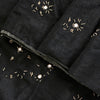 Sanskriti Vintage Black Pure Silk Saree Hand Embroidered Zardozi Stone 6+YD Sari